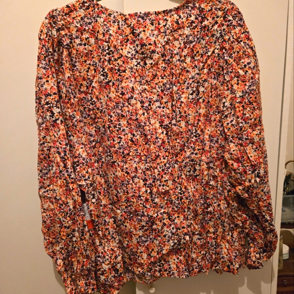 Floral Multicolor Women's Top